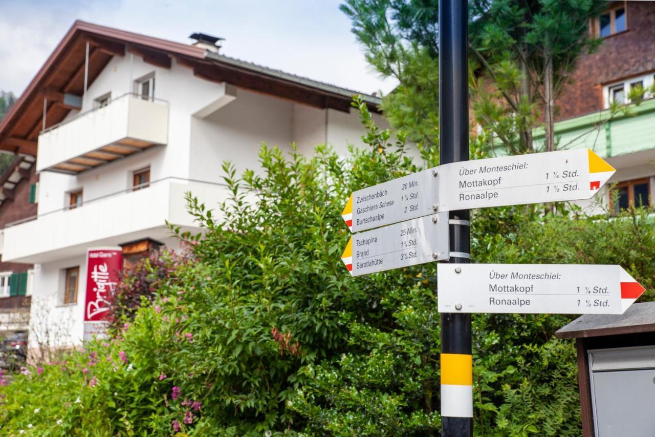 Hotel Garni Brigitte Bürserberg Eksteriør bilde
